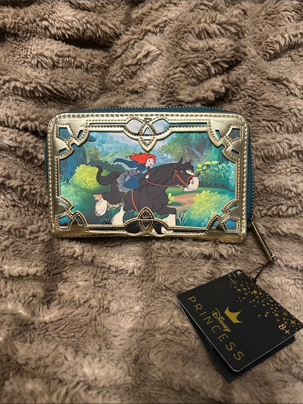 Loungefly Disney Princess Wallet - Green and Black - Picture 3 of 11